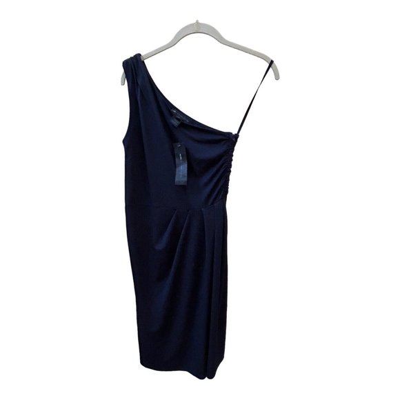 Marc by Marc Jacobs One Shoulder Dress Normandy Blue XS NWT Zipper Formal PROM … - Picture 1 of 13